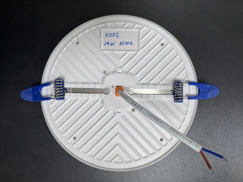 9/24/36W Recessed Frameless DOB Panel Light, Iron+pp